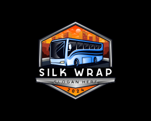 Transportation Bus Travel Tour logo design