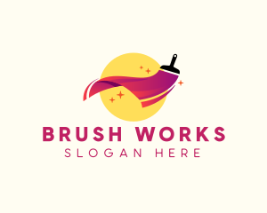 Paint Brush Renovation logo design