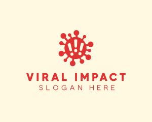 Virus Outbreak Alert logo design