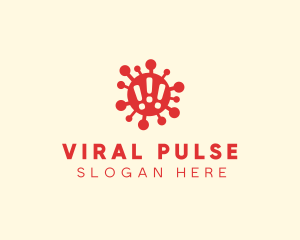 Virus Outbreak Alert logo design