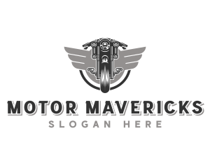 Motorcycle Biker Rider logo design