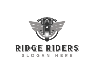 Motorcycle Biker Rider logo design