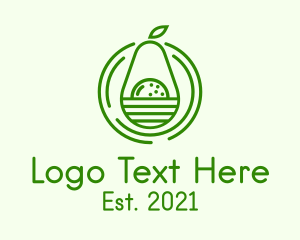 Organic Avocado Fruit logo