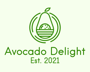 Organic Avocado Fruit logo