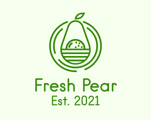 Organic Avocado Fruit logo