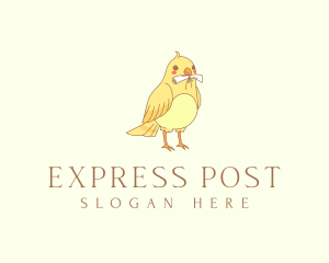 Bird Paper Scroll logo