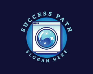 Laundry Washing Machine Logo