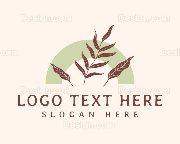 Organic Garden Leaf Logo