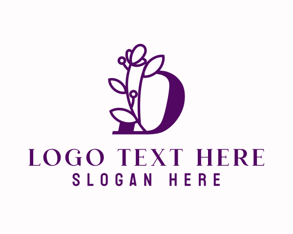 Leafy logo example 1