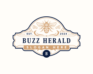 Honey Bee Apiculture logo design