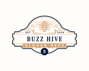 Honey Bee Apiculture logo design