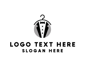 Mens Tuxedo Fashion Boutique logo design