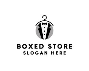 Mens Tuxedo Fashion Clothing logo design