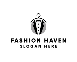 Mens Tuxedo Fashion Clothing logo design