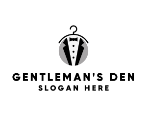 Mens Tuxedo Fashion Boutique logo design