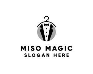 Mens Tuxedo Fashion Clothing logo design