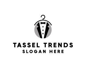 Mens Tuxedo Fashion Clothing logo design