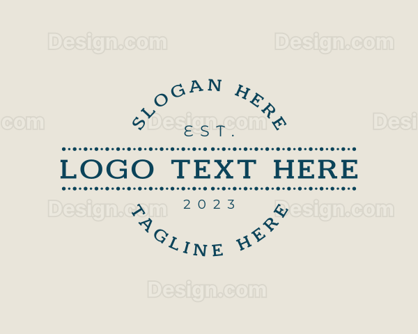 Hipster Company Brand Logo