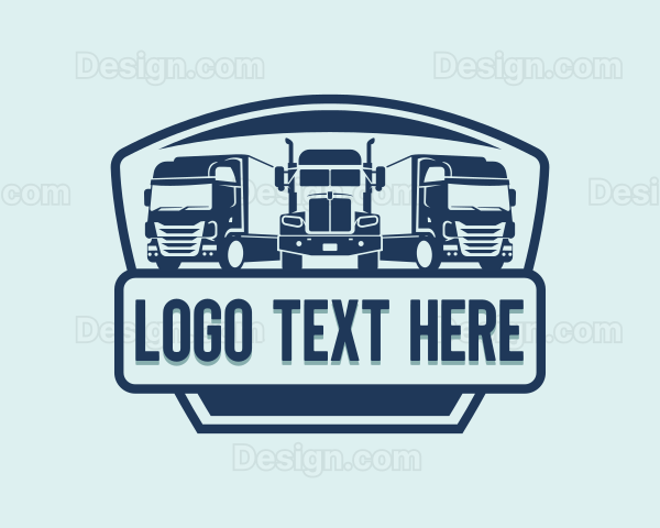 Cargo Transportation Truck Logo