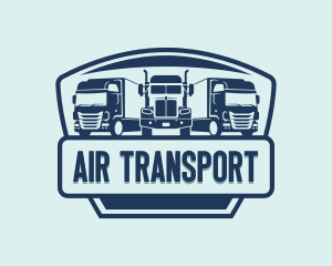 Cargo Transportation Truck logo design