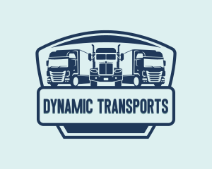 Cargo Transportation Truck logo design