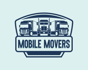 Cargo Transportation Truck logo design