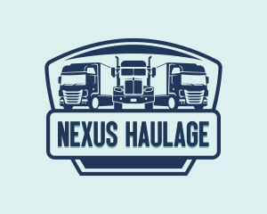 Cargo Transportation Truck logo design