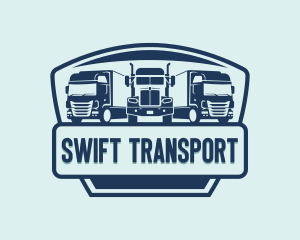 Cargo Transportation Truck logo design