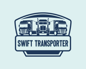 Cargo Transportation Truck logo design