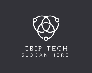 Intersecting Orbits Tech logo design