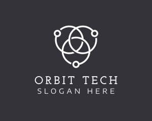 Intersecting Orbits Tech logo design