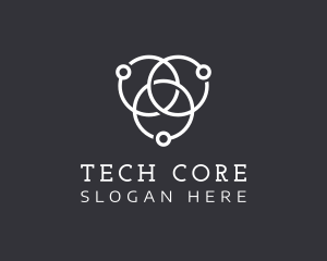 Intersecting Orbits Tech logo design