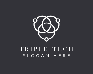 Intersecting Orbits Tech logo design