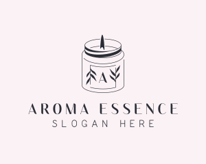 Scented Candle Spa logo design