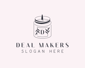 Scented Candle Spa logo design