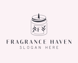 Scented Candle Spa logo design