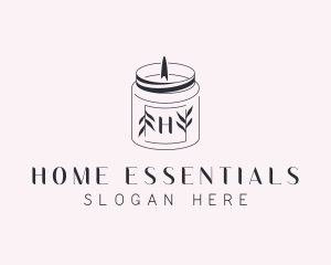 Scented Candle Spa logo design