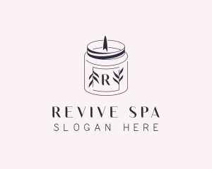 Scented Candle Spa logo design