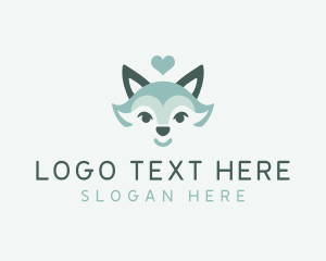 Heart Fox Pet Shop logo