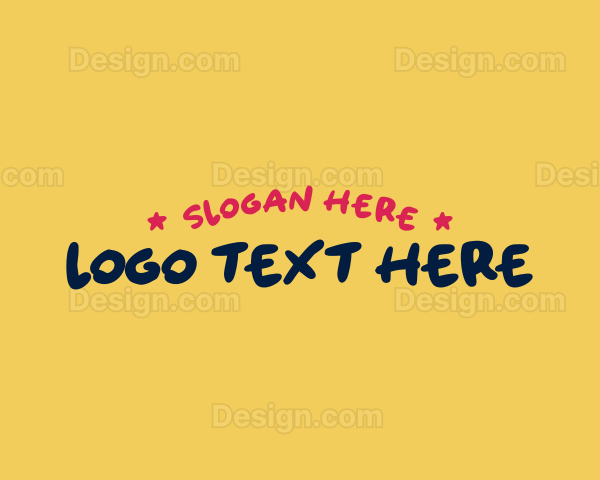 Cute Playful Wordmark Logo