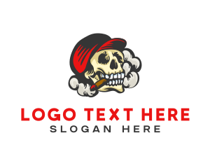 Skull Tobacco Smoker logo