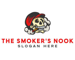 Skull Tobacco Smoker logo