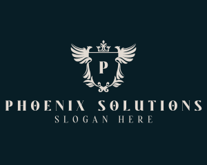 Regal Phoenix Heraldry logo design