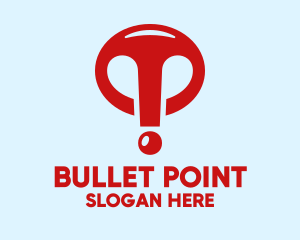 Red Exclamation Point  logo design