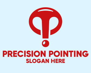 Red Exclamation Point  logo design