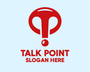 Red Exclamation Point  logo design