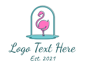 Flamingo Bird Lagoon logo