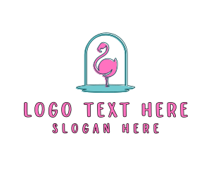 Flamingo Bird Lagoon logo