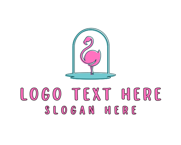 Flamingo Bird Lagoon logo