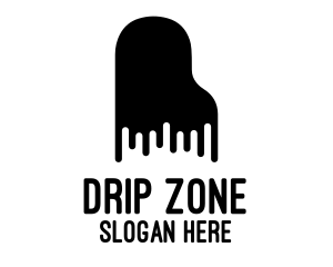 Abstract Piano Drip logo